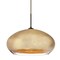 Besa Lighting Brio 14 Cord Pendant, Gold Foil, Bronze Finish, 1x9W LED 1JT-4345GF-LED-BR - alternate 1